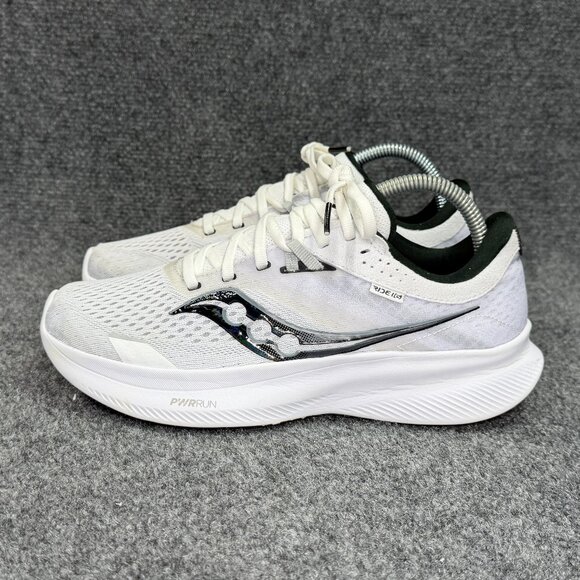 Saucony Ride 16 Running Shoes Women's Size 7.5 White Athletic Training Sneakers - Picture 4 of 12